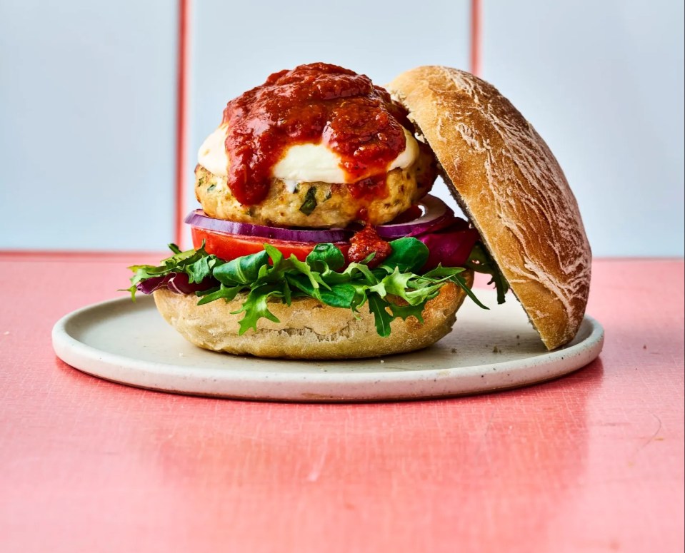 These pizza turkey burgers are far juicier than shop-bought versions