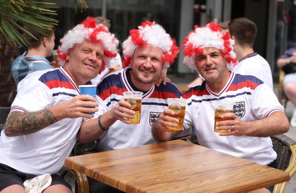 Boozy England fans kicked off Euro 2024 by downing two months worth of beer at a German restaurant in just one weekend