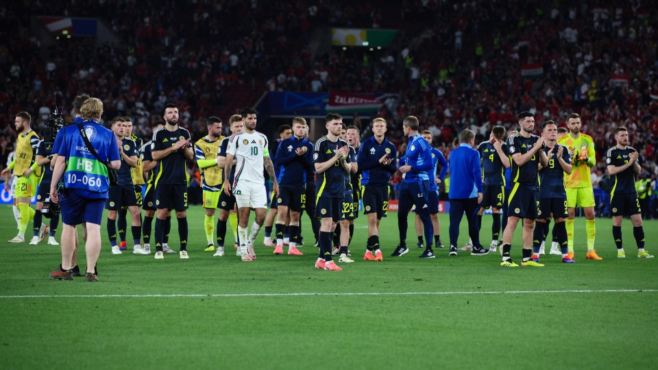 Scotland players acknowledge fans after their Euro 2024 anguish