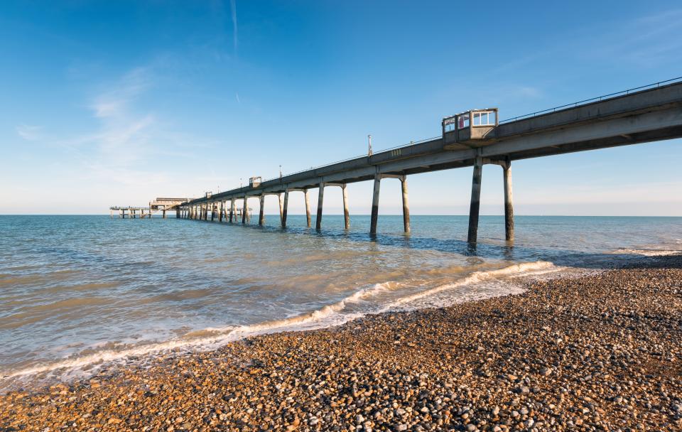 The pier has much-loved Deal Pier Kitchen at the end with amazing views