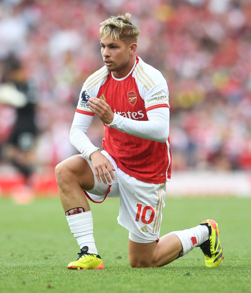 Arsenal ace Smith Rowe has been struggling for minutes and is targeted by Fulham