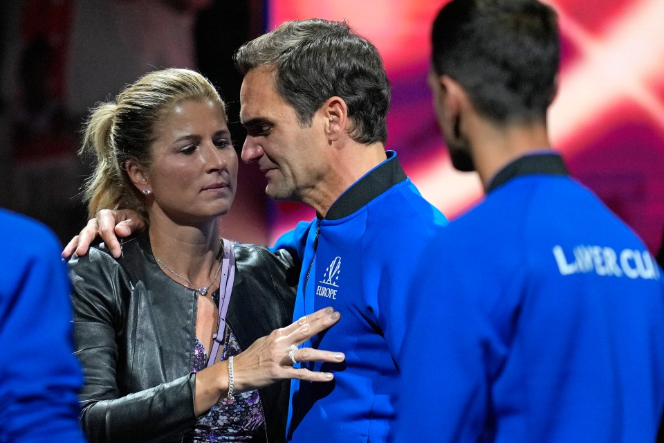 Mirka has admitted she will miss Federer playing tennis