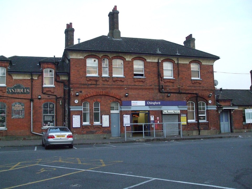 It was not placed at a platform at Chingford Railway station