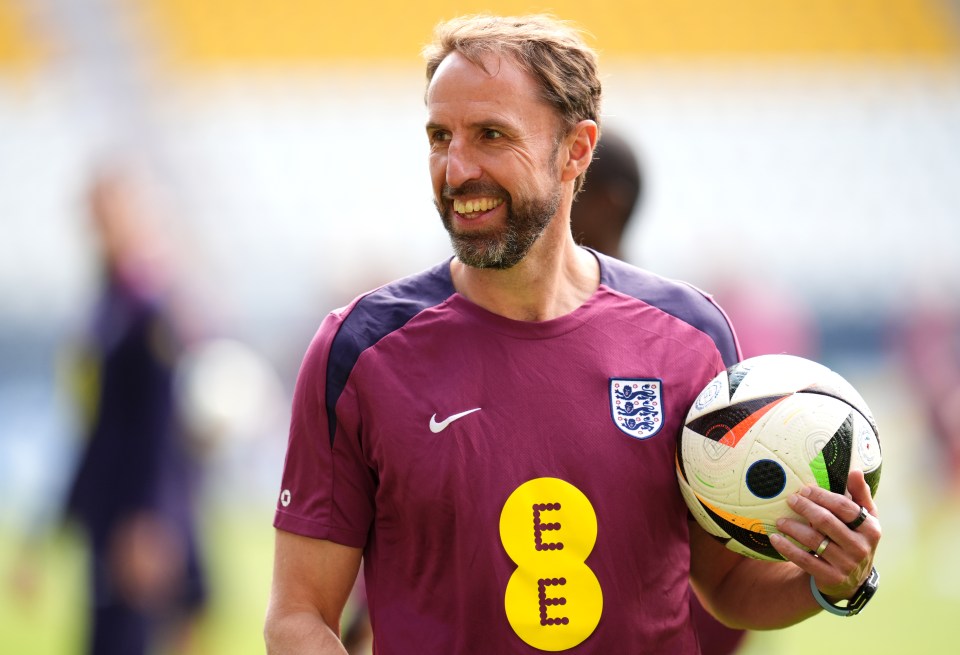 Gareth Southgate's side held their first training session in Germany on Tuesday