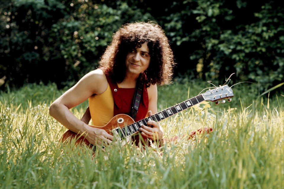 Marc Bolan, T. Rex frontman, rocked up in 1970 in a velvet-covered car