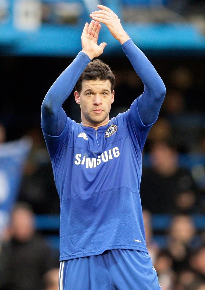 Ballack spent four years with Chelsea