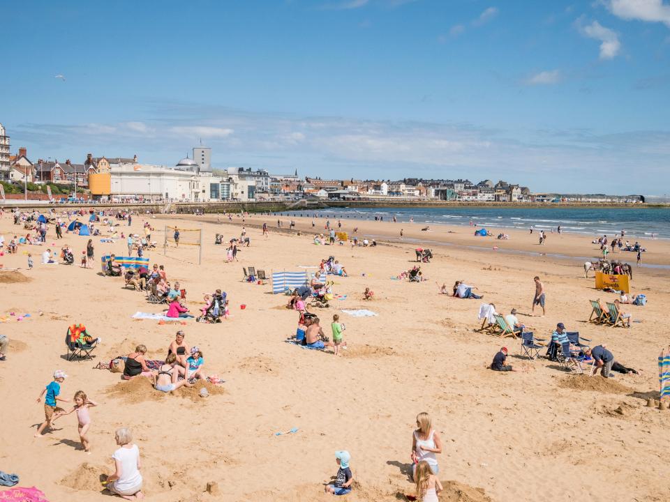 Bridlington South Beach is slightly more sandy than North Beach with Bridlington Spa nearby which offers music, drama and comedy