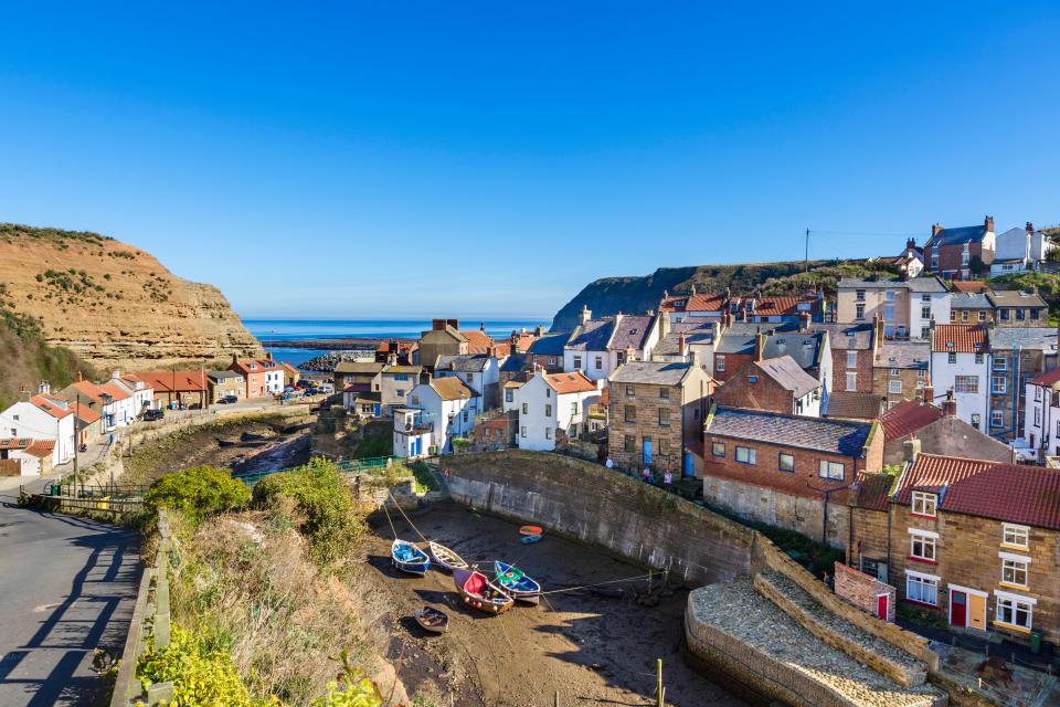 Staithes was once a bustling fishing port but is now celebrated for its rich maritime history