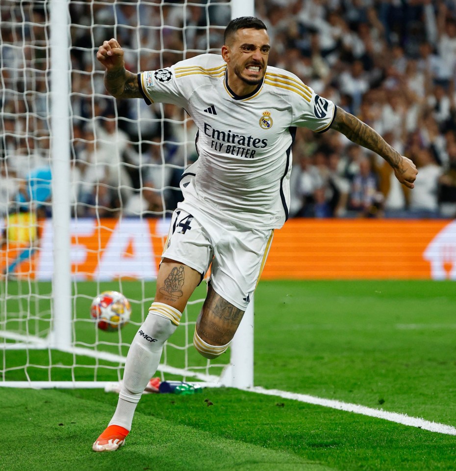 Joselu scored twice against Bayern Munich to send Real Madrid through to the Champions League final in May