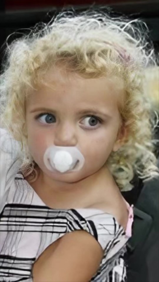 The teen's blonde curls became part of her signature look when she was a baby