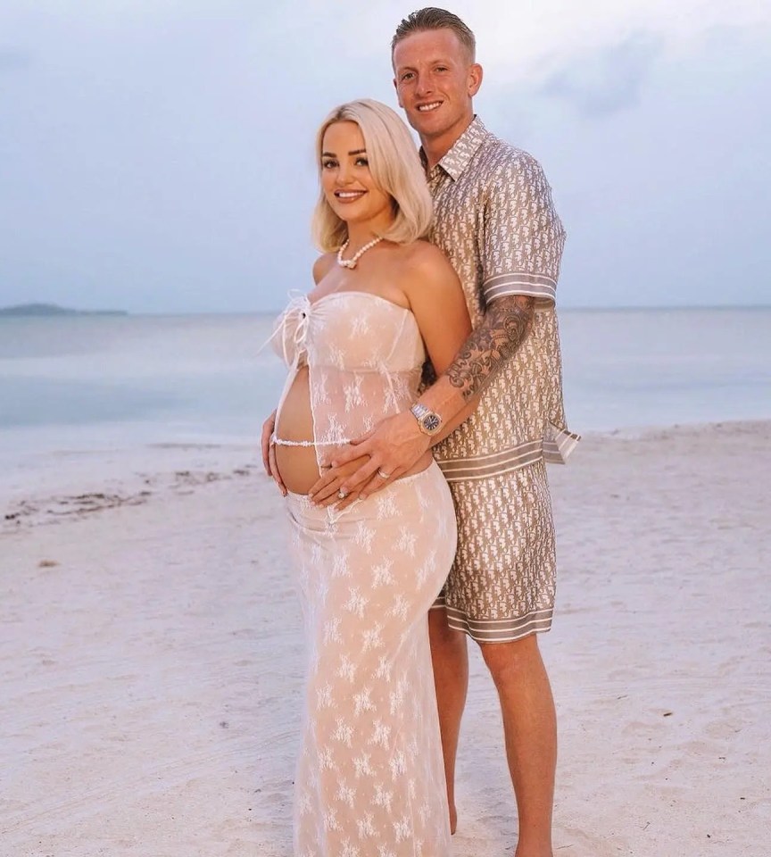 Jordan Pickford and wife Megan have two children together