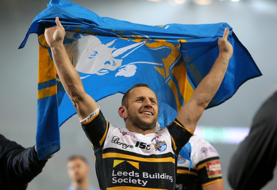 Rob Burrow played for the Leeds Rhinos