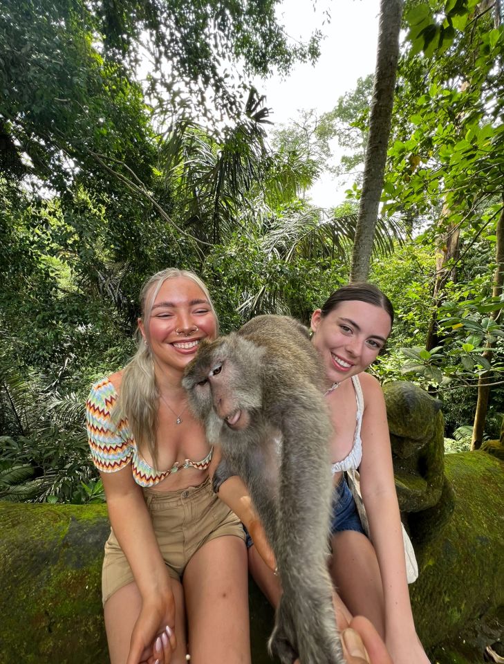 Cara and her friend Abbi Whorriskey, 22, were on holiday in Bali