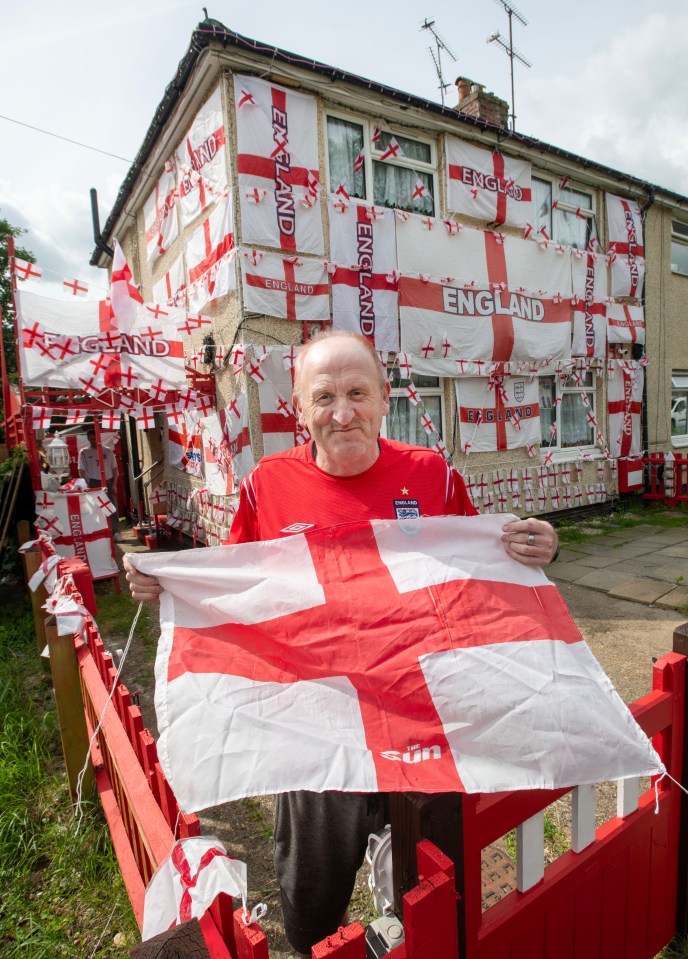 Football crazy Paul says: 'Come on England'