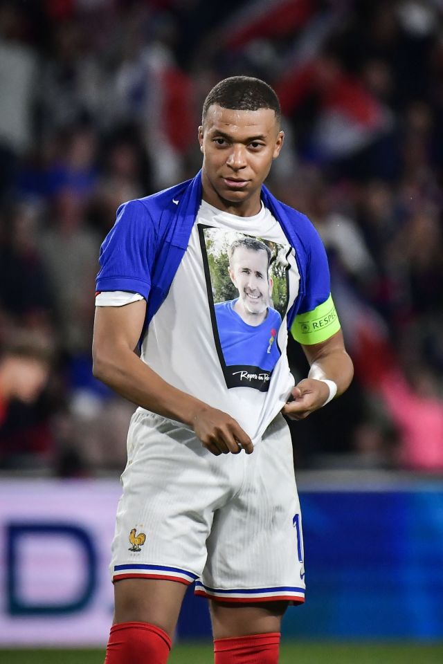 Mbappe paid tribute to his uncle after scoring