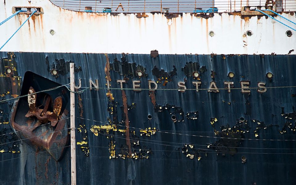 The SS United States was christened in 1951 and decommissioned in the 70s