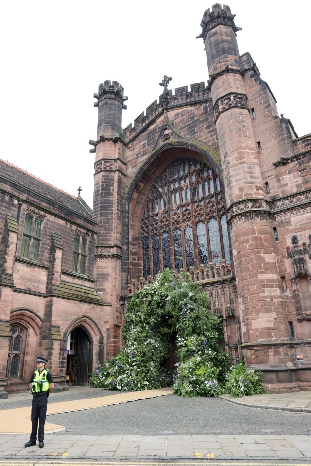 Preparations have been underway at Chester Cathedral all week