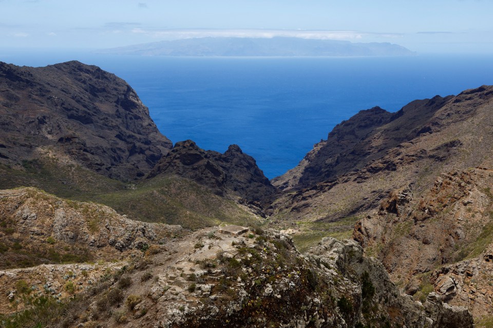 The Los Carrizales ravine where Tenerife cops are now searching for British teenager Jay Slater