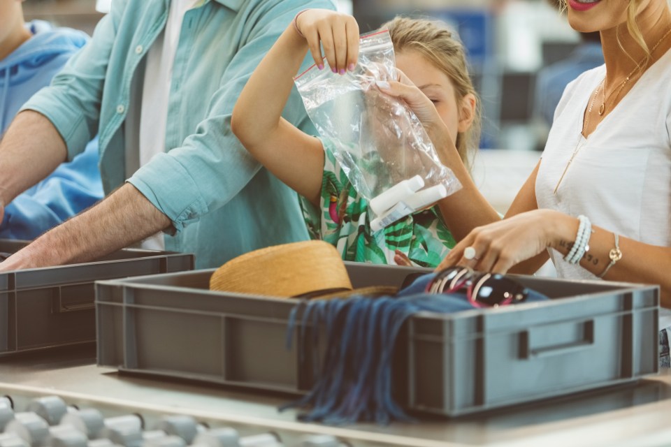 Six UK airports have brought back strict hand luggage rules about liquids (stock image)