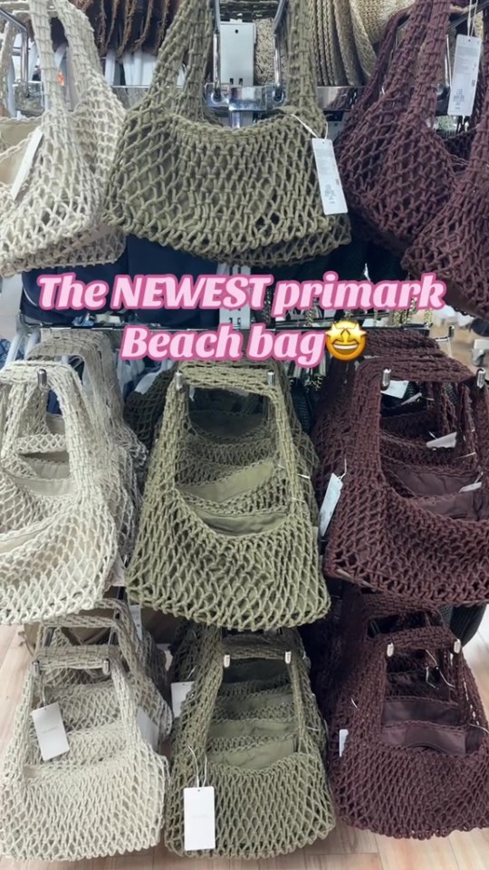 New beach bags have just arrived in Primark stores