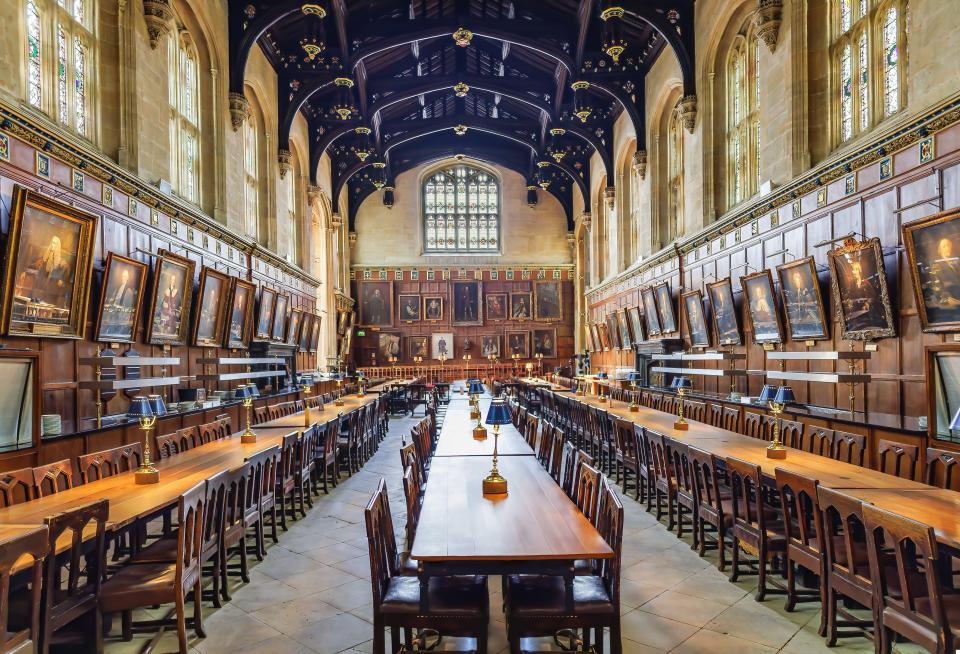 Overnight guests will be able to dine in the Tudor Dining Hall