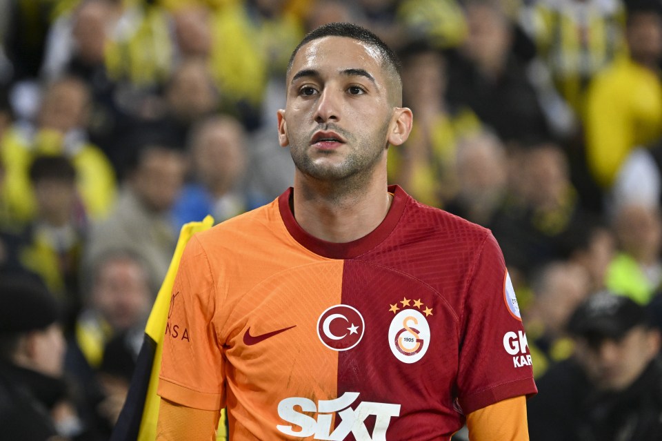 Hakim Ziyech has been on loan at Galatasaray