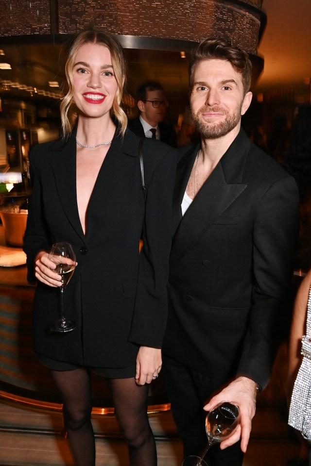 Model Hannah Cooper and husband Joel Dommett