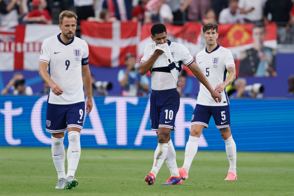 England were held to a 1-1 draw by Denmark