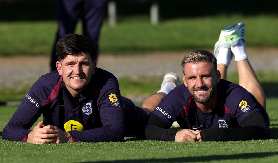 Shaw made the England team over fellow injury-hit United star Harry Maguire