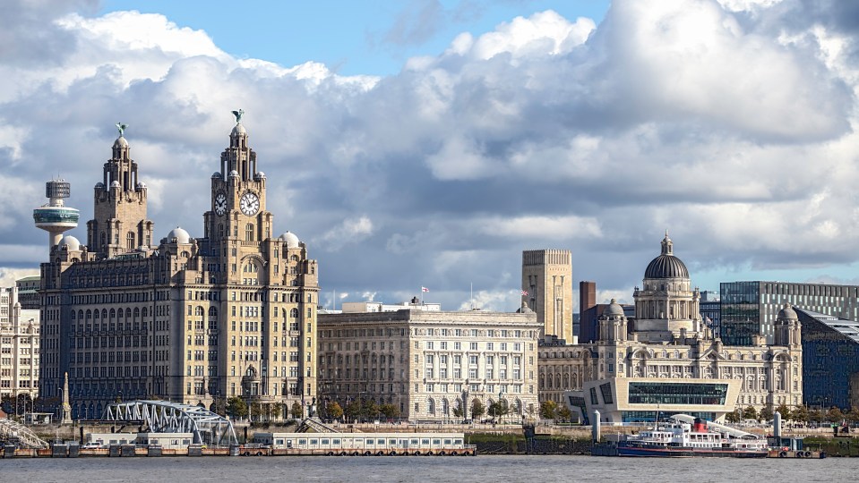 Flights will run twice a week between Liverpool, pictured, and Derry in Northern Ireland