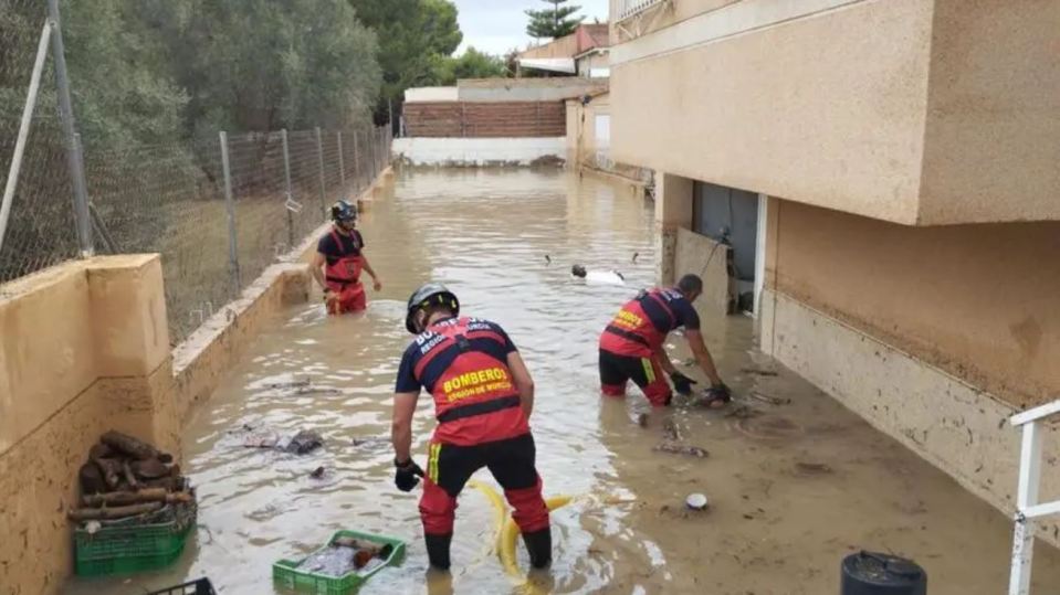 Clean-up operations were underway after the storm calmed down on Thursday