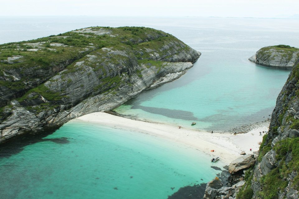 Hovdsundet Beach in Bodø is Norway's answer to Bora Bora