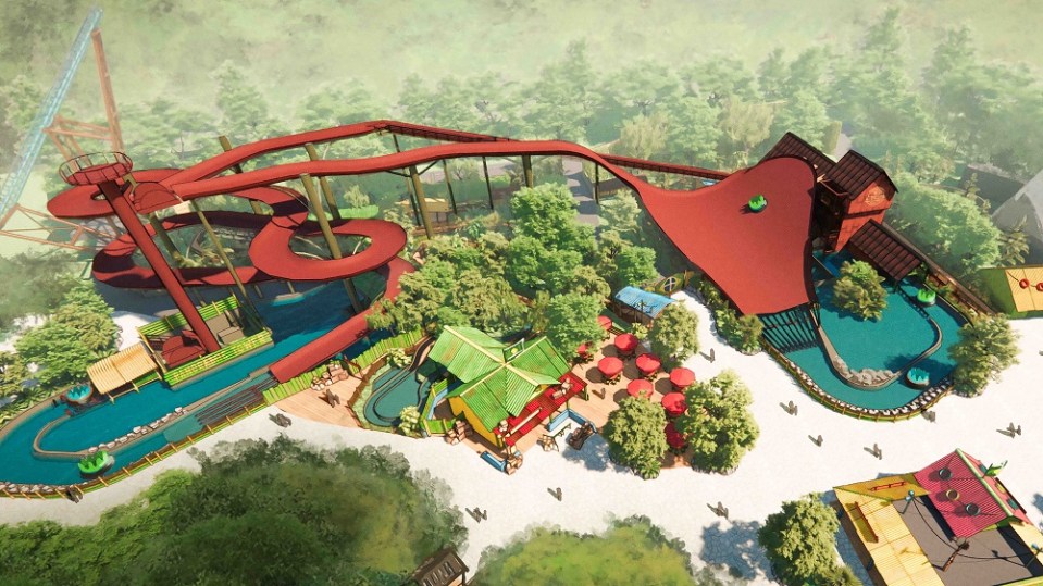 The Amazonia is one of four new rides in the Amazon themed land