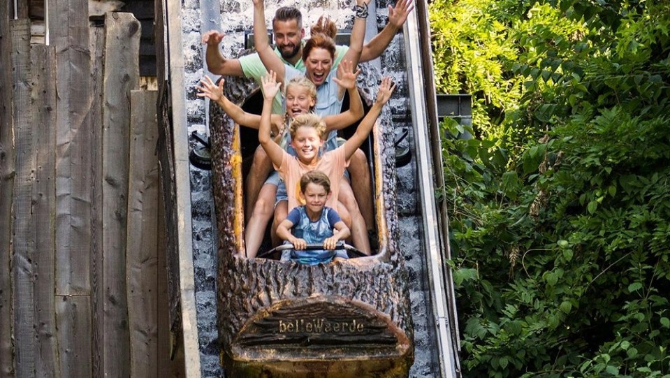 The Rio Do Cafe is a log flume suitable for all the family