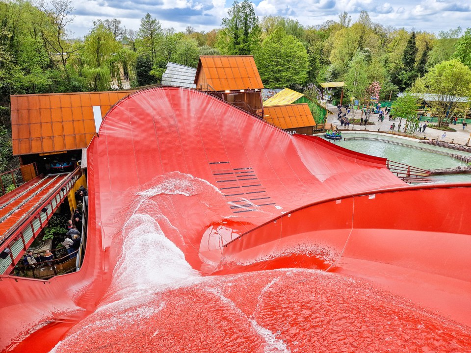 The Amazonia includes the world's largest halfpipe among other features