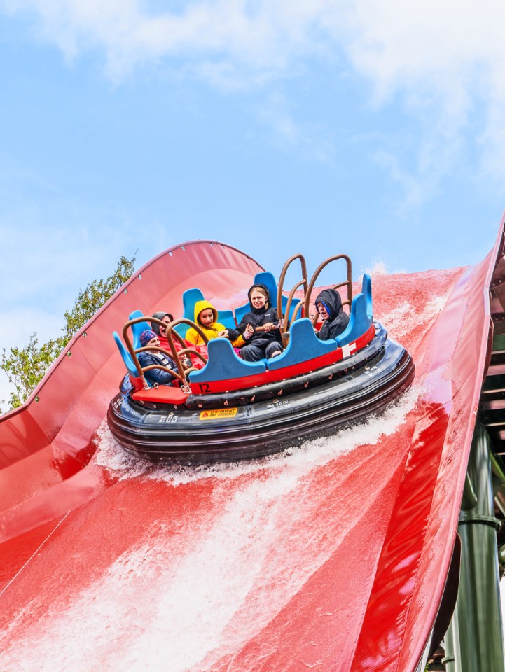 The rides opened at the Belgian park earlier this year