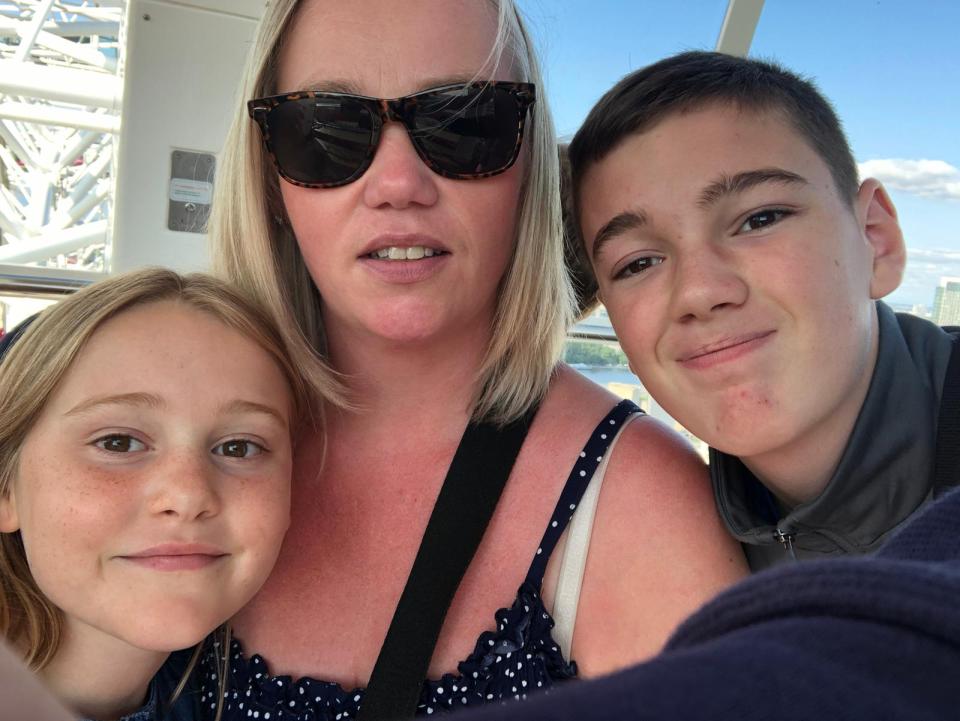 Charlotte Higgins, a teaching assistant from Dover, shared her family's experience