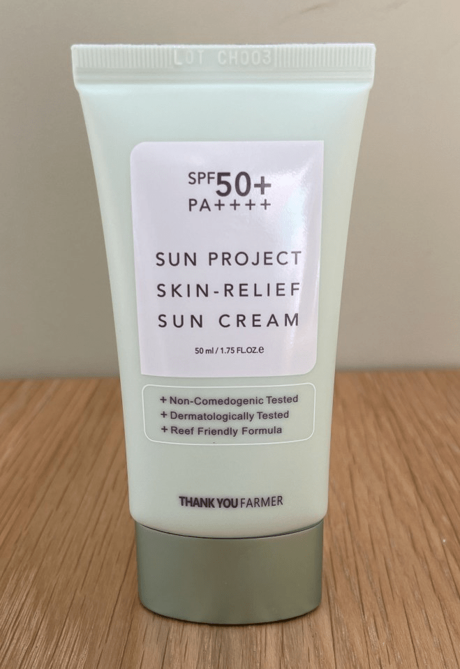 Thank You Farmer Sun Project Skin Relief Sun Cream SPF50+ PA++++