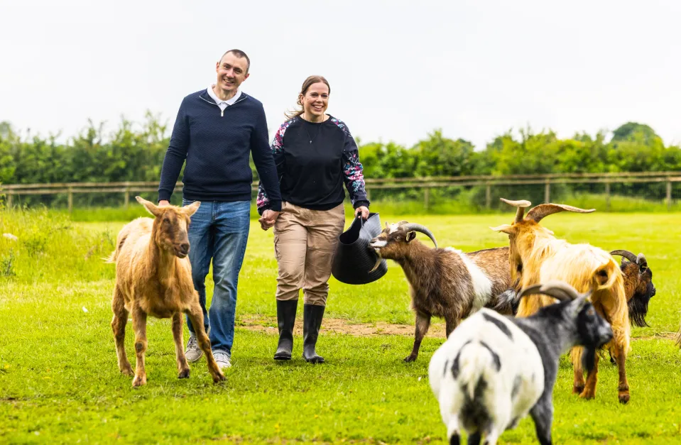 The couple are now enjoying a better work to life balance