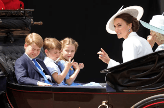 Kate is said to be looking forward to being in the carriage with her children for the event