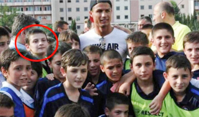 Kvaratskhelia met Ronaldo when he opened the Dinamo Tbilisi Academy in 2013