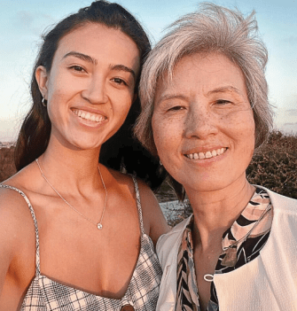 Noa pictured with her terminally ill mum, Liora, before the October 7