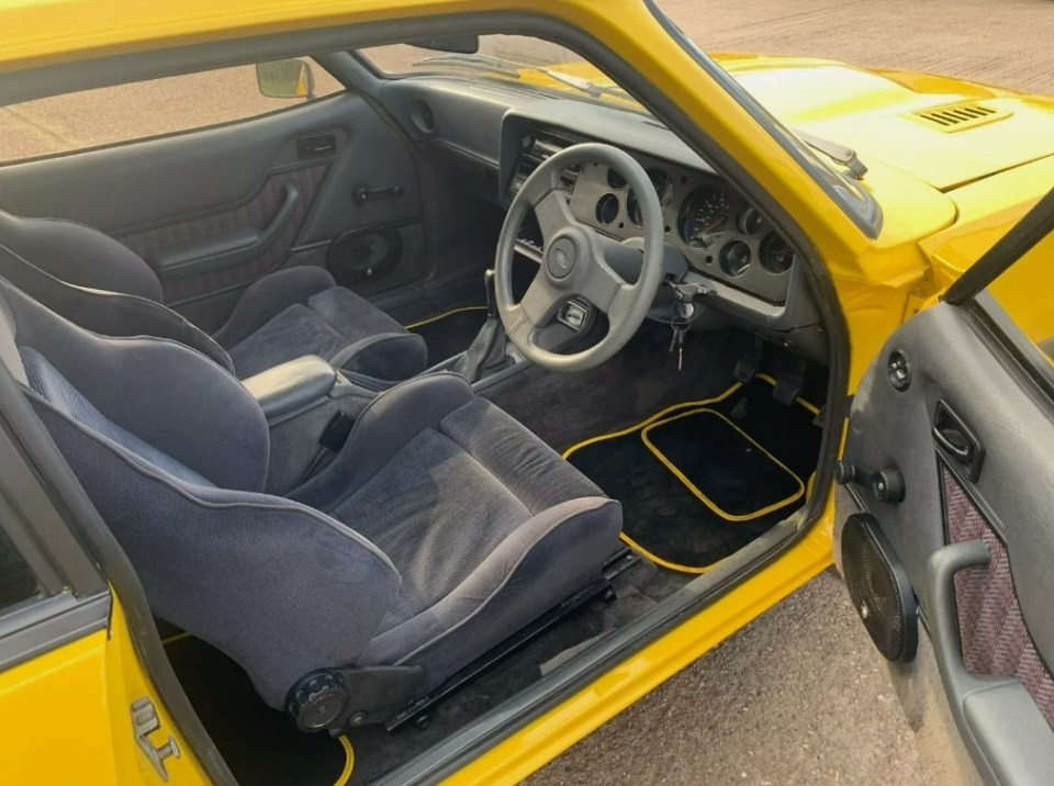 The car comes with its original interior