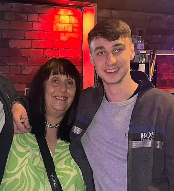 Jay pictured with his mum Debbie