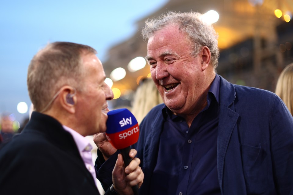 Martin Brundle interviews Sun columnist Jeremy Clarkson on the grid