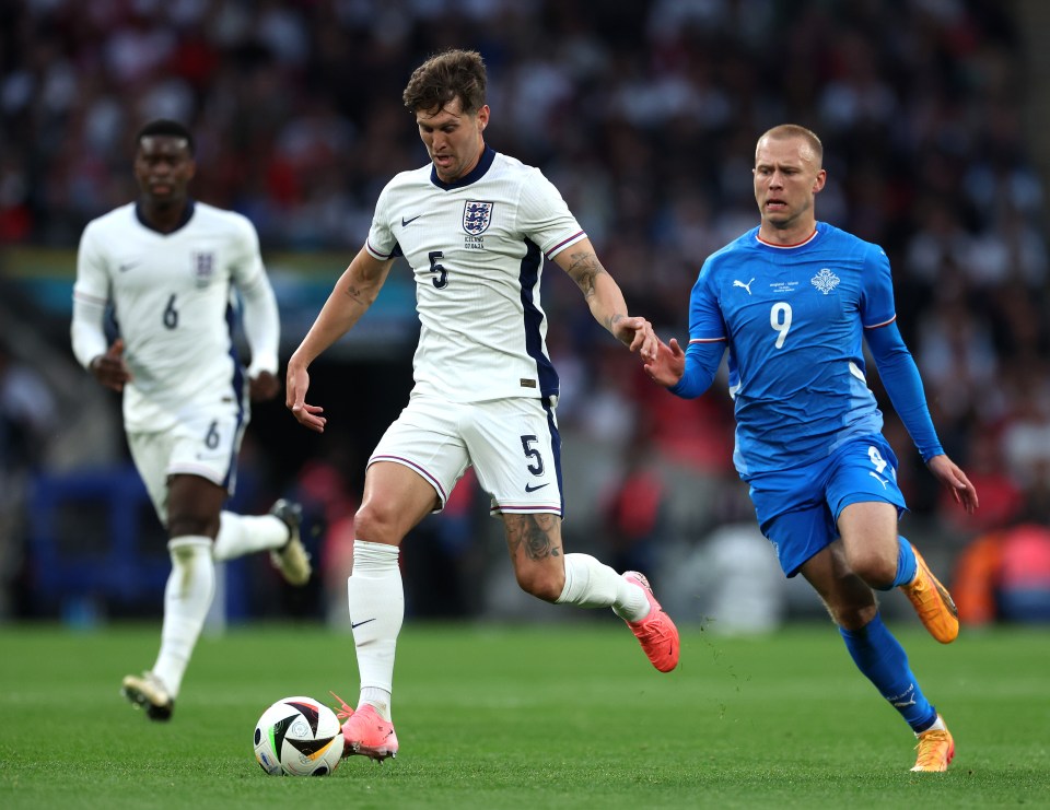 John Stones is a doubt after injuring his ankle against Iceland