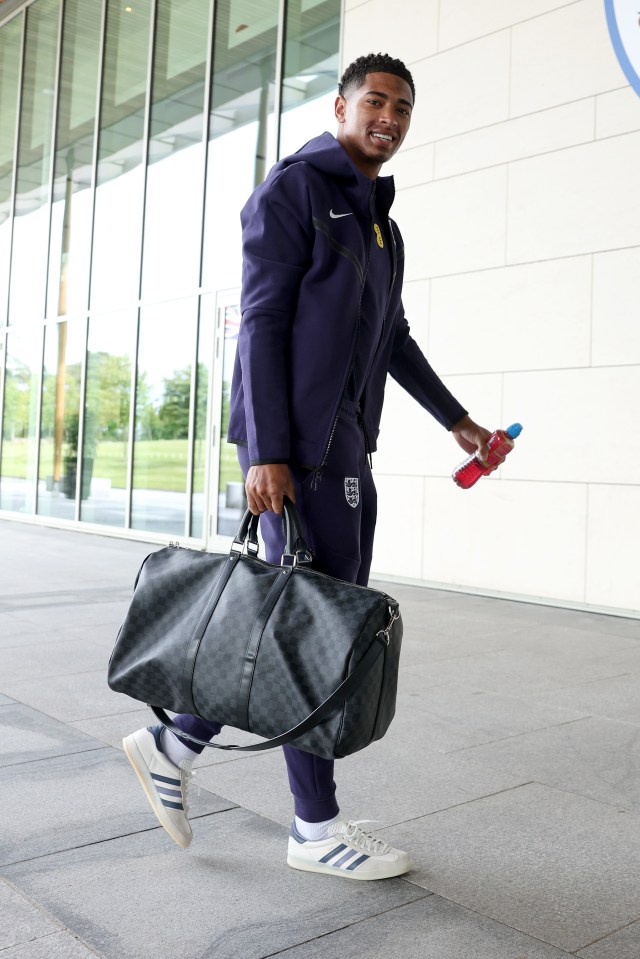 Bellingham, 20, joined up with the England squad at St George's Park yesterday