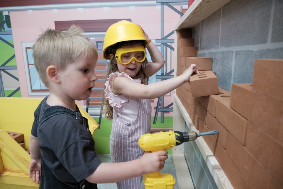 Kids can learn to become builders, vets, doctors and hairdressers