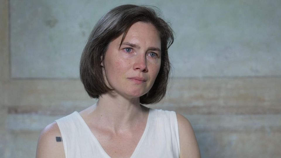 A weeping Amanda Knox, 36, insists she is a 'victim' after being re-convicted of slander