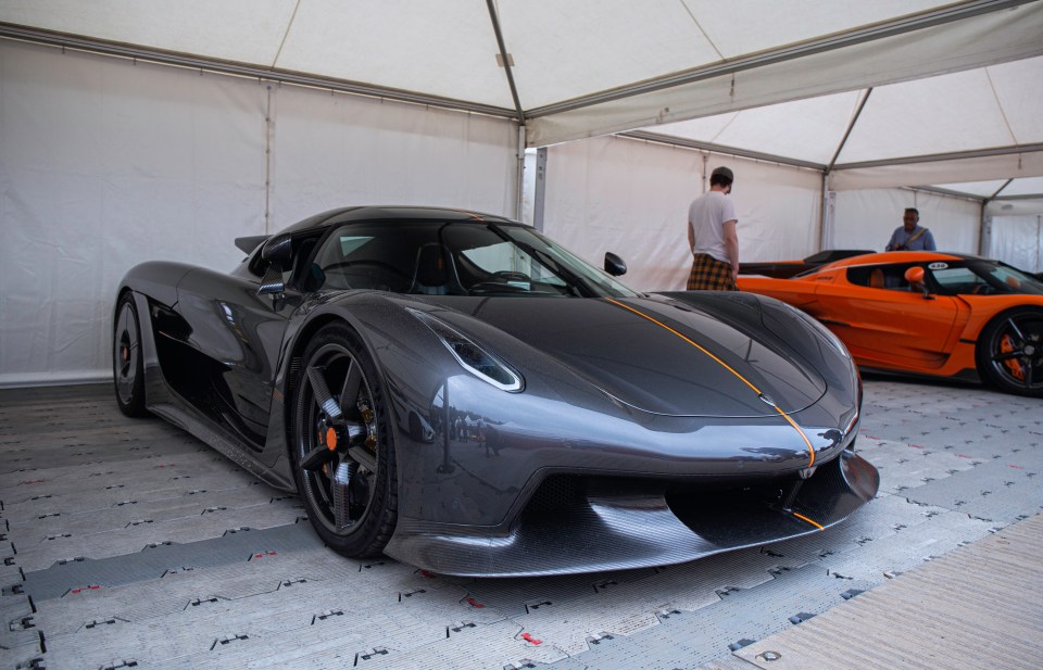 The Koenigsegg Jesko Absolut seen at Goodwood Festival of Speed 2022